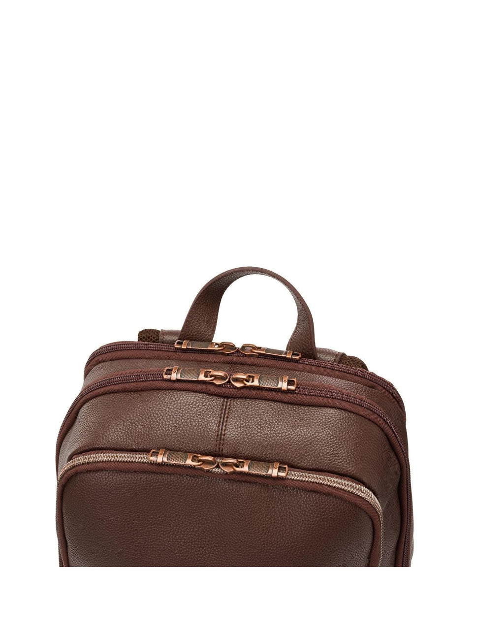 Samsonite Classic Leather Business Slim Laptop Backpack - 17L - Chocolate Image 8