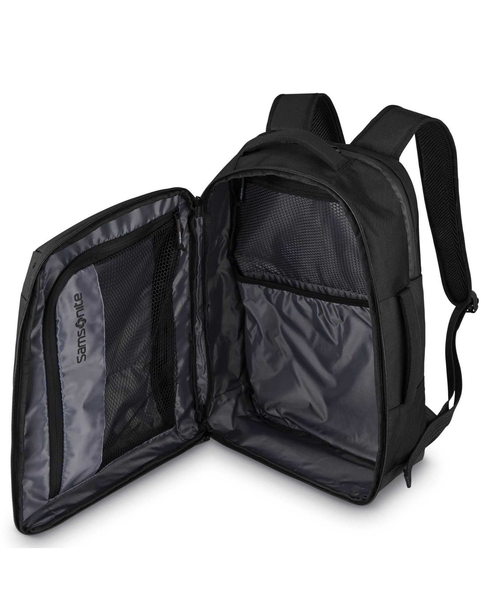 Samsonite Detour Travel Backpack - Black Interior Back Image 3