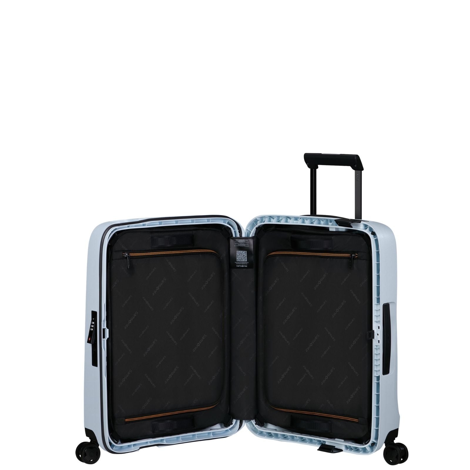 Samsonite Essens Hardside Carry-On Zipless Spinner Suitcase - 55cm - Glacier Interior Image 7