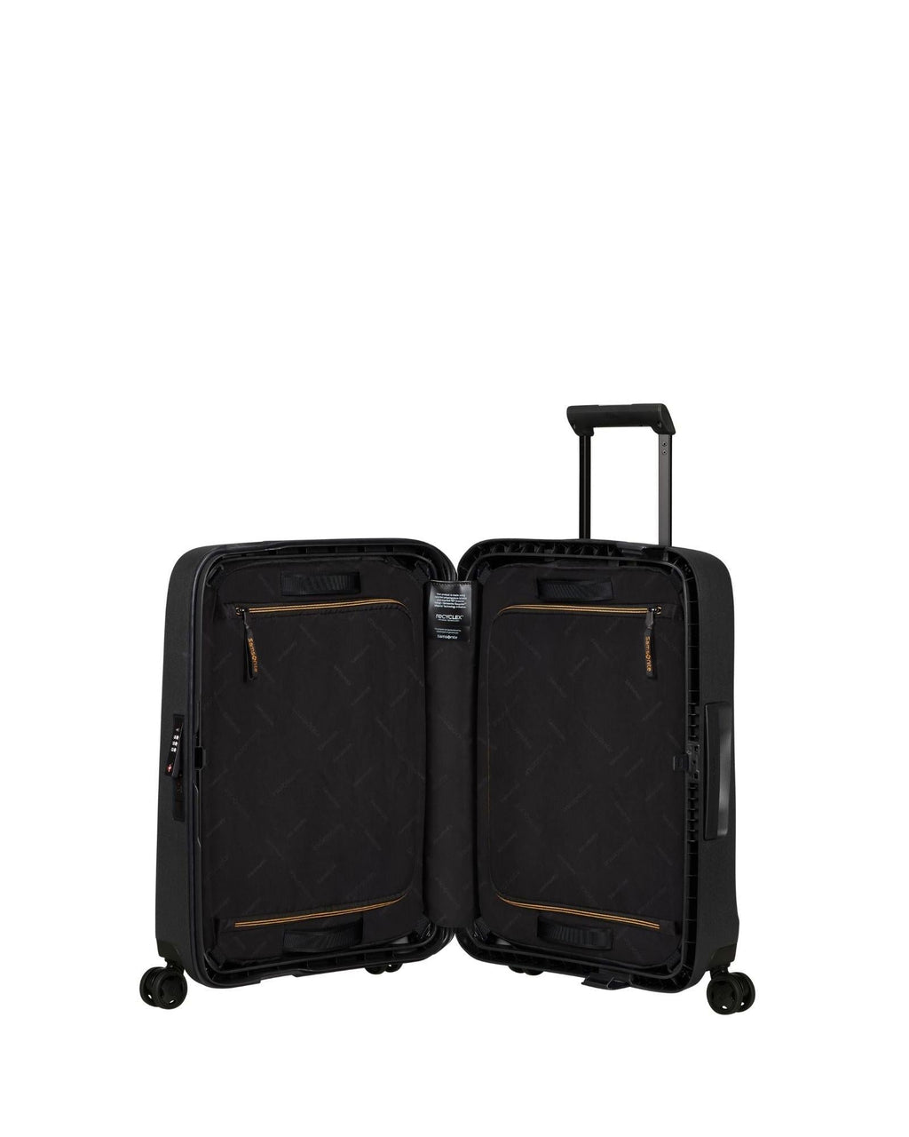 Samsonite Essens Hardside Carry-On Zipless Spinner Suitcase - 55cm - Graphite Interior Image 6