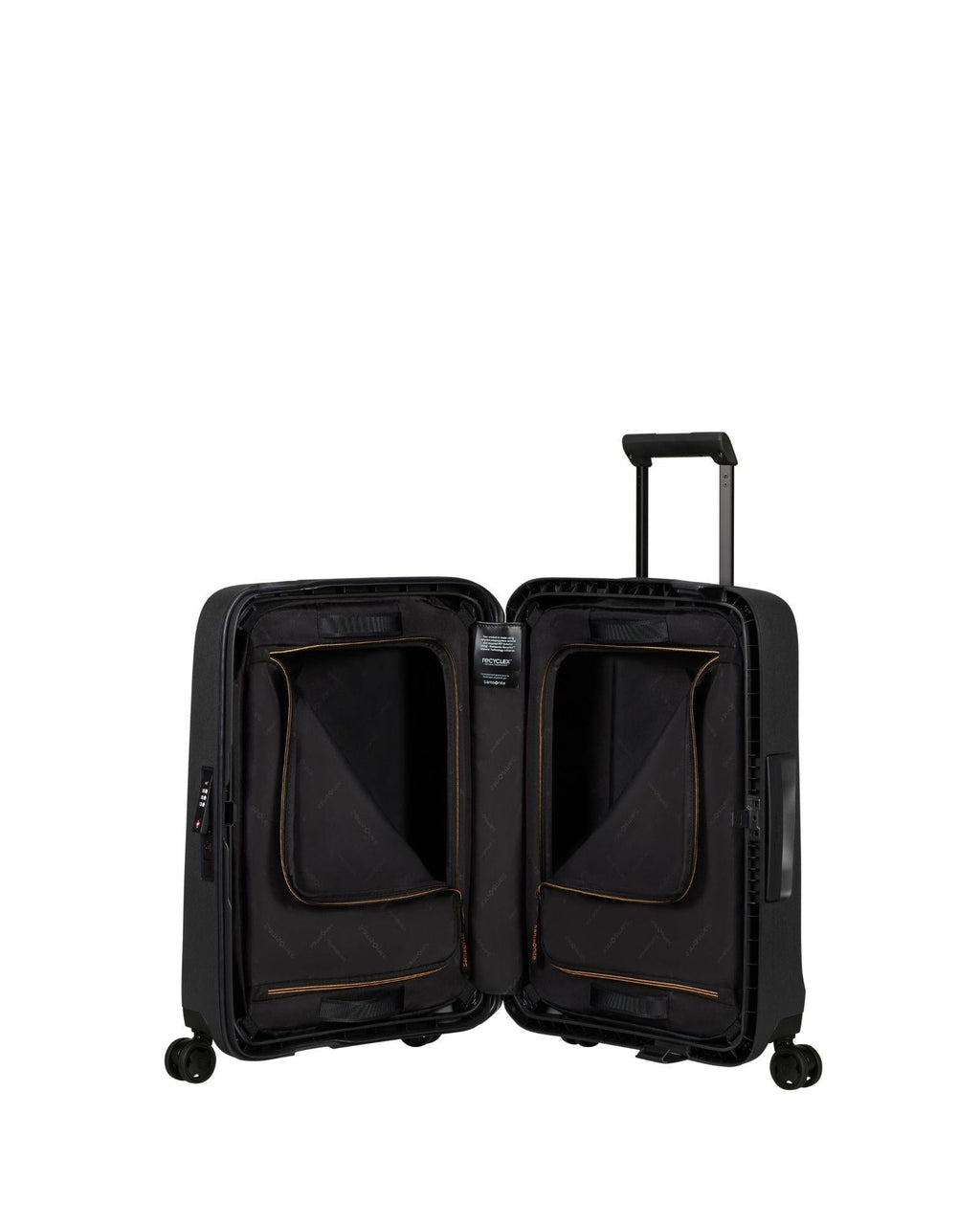 Samsonite Essens Hardside Carry-On Zipless Spinner Suitcase - 55cm - Graphite Interior Image 7