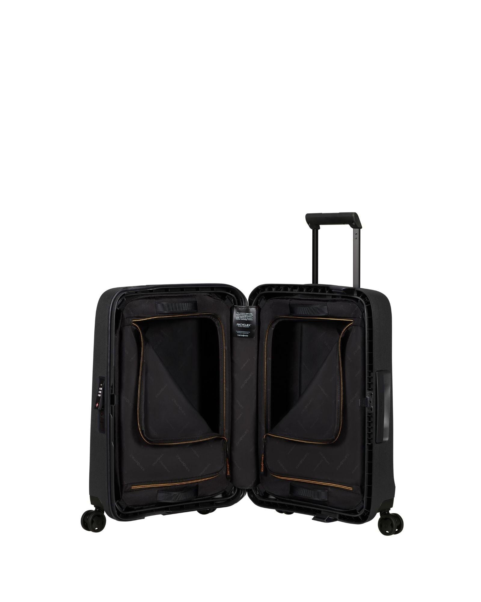 Samsonite Essens Hardside Carry-On Zipless Spinner Suitcase - 55cm - Graphite Interior Image 7