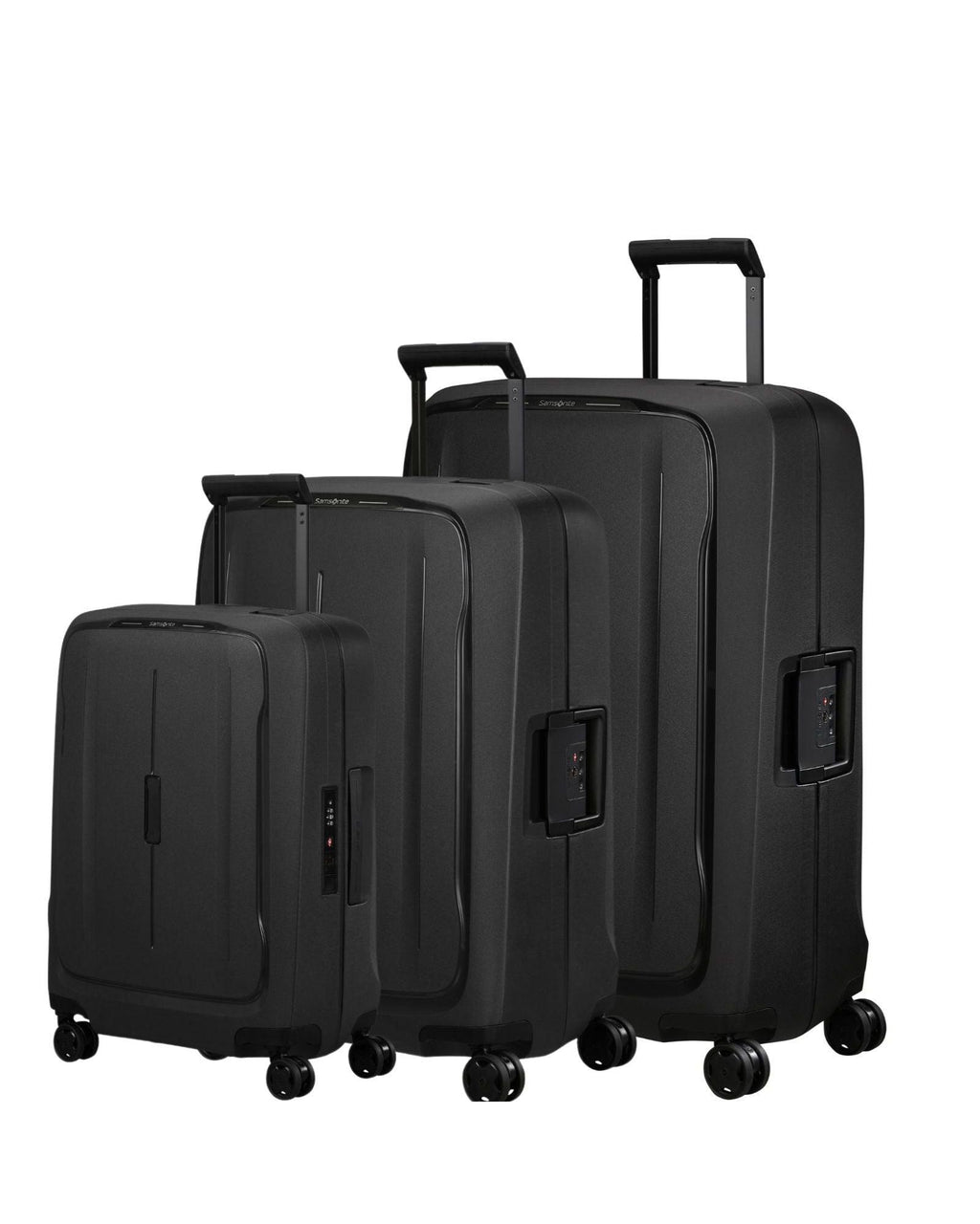 Samsonite Essens Hardside 3-Piece Zipless Spinner Luggage Set - Graphite Front Left Image 1