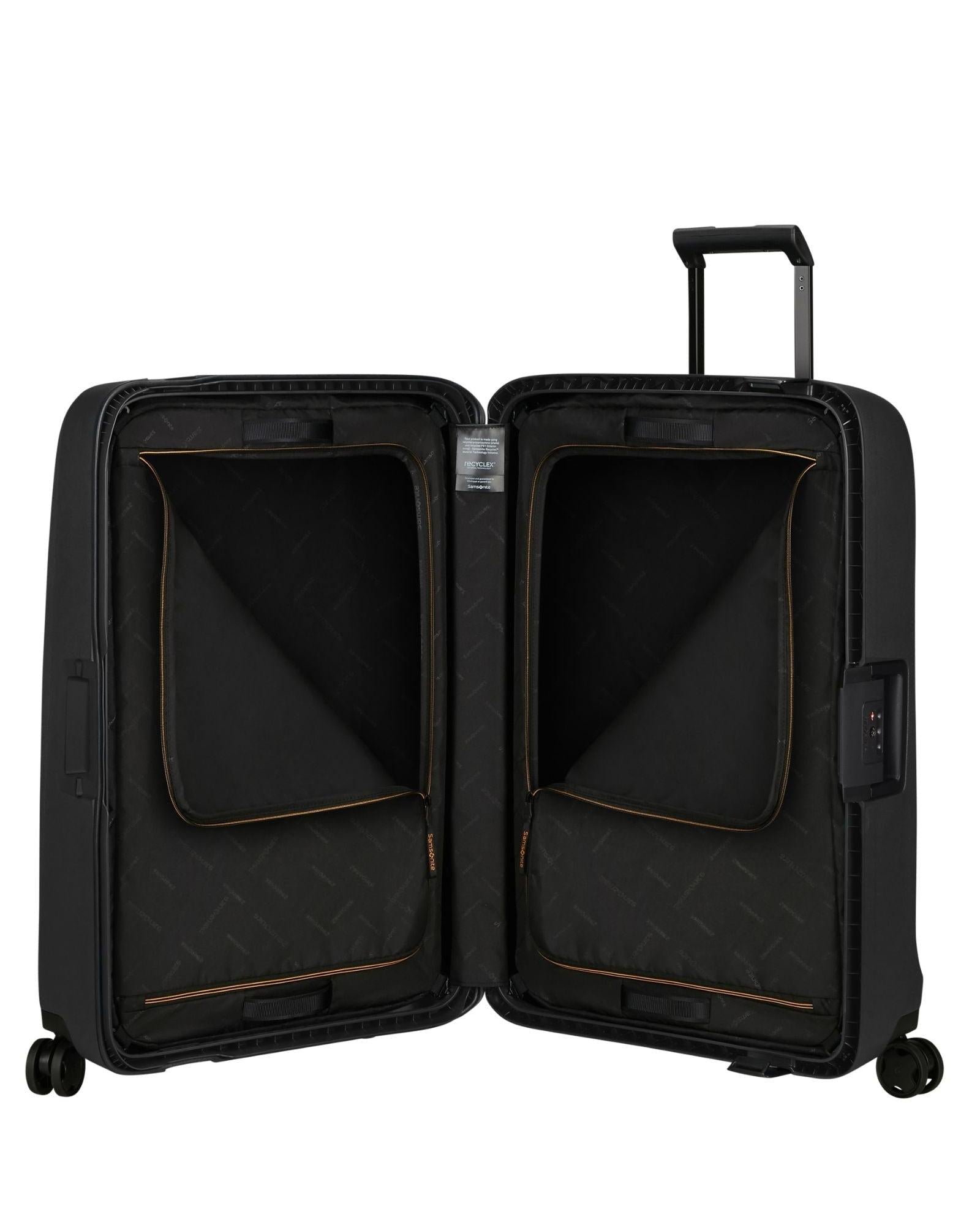 Samsonite Essens Hardside Large Zipless Spinner Suitcase - 75cm - Graphite Interior Image 7