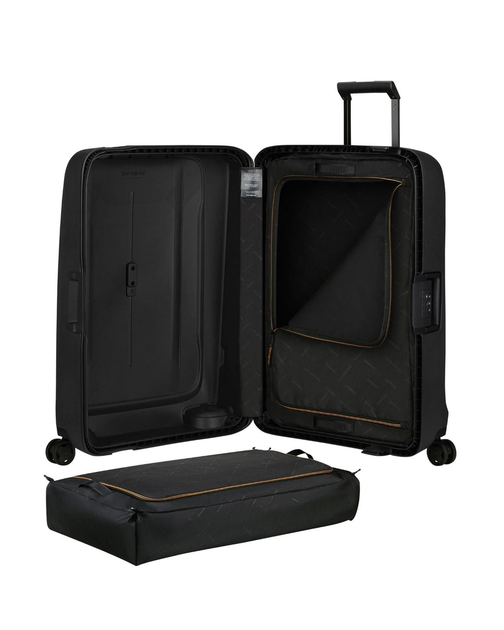 Samsonite Essens Hardside Large Zipless Spinner Suitcase - 75cm - Graphite Interior Image 8