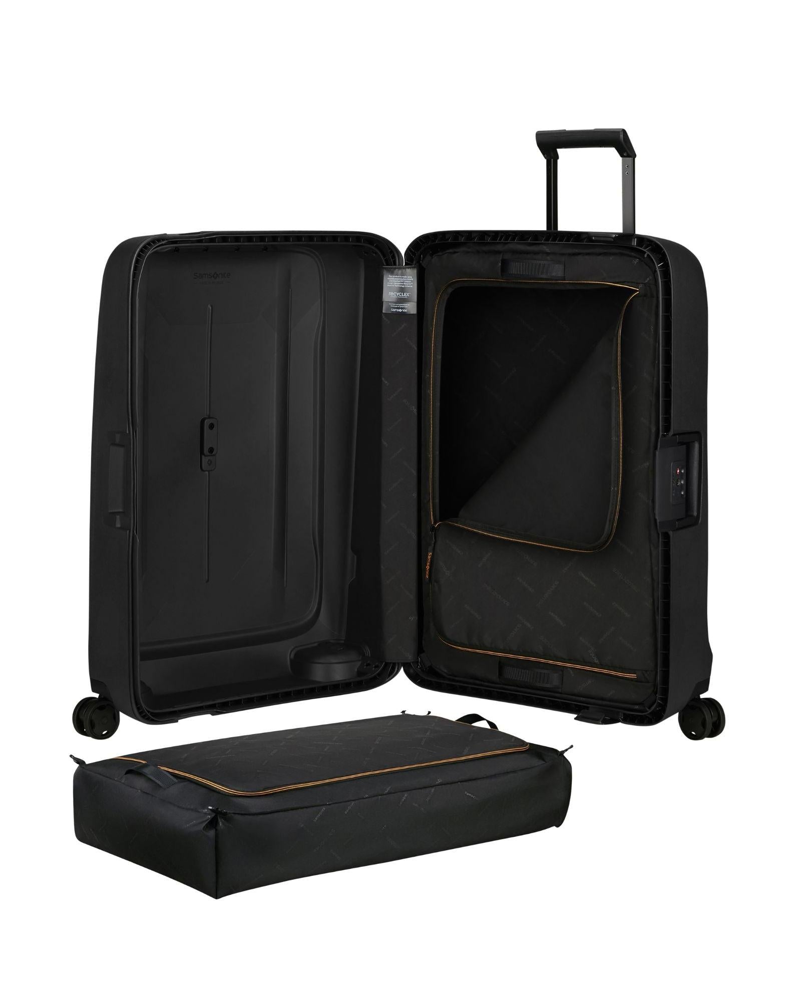 Samsonite Essens Hardside Large Zipless Spinner Suitcase - 75cm - Graphite Interior Image 8