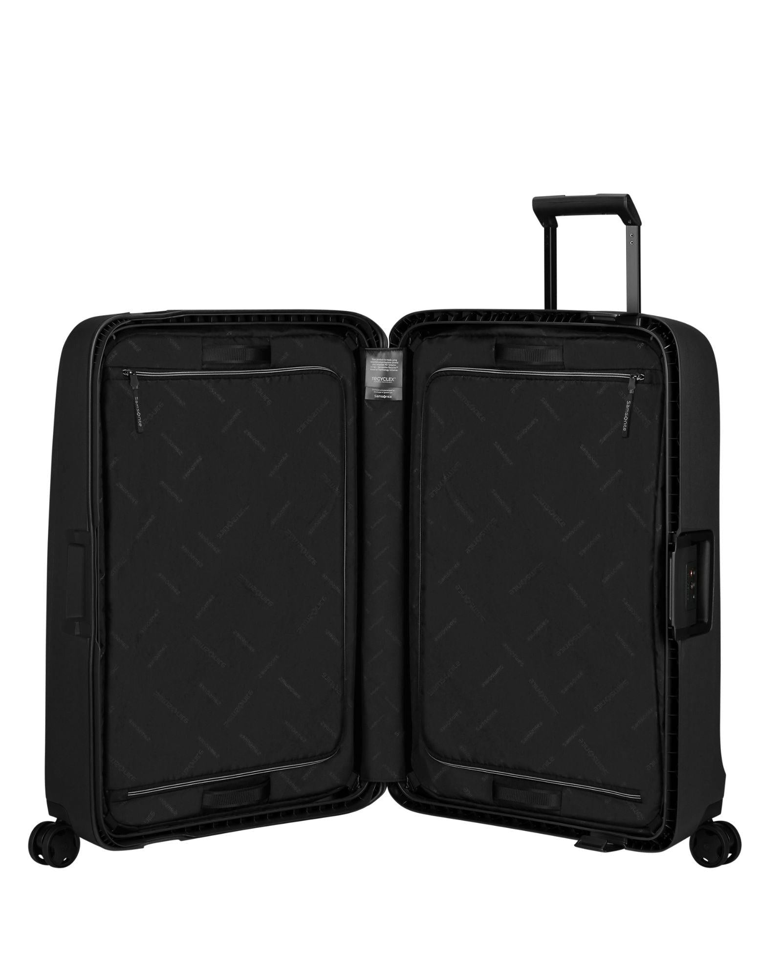 Samsonite Essens Hardside 3-Piece Zipless Spinner Luggage Set - Graphite Interior Image 6