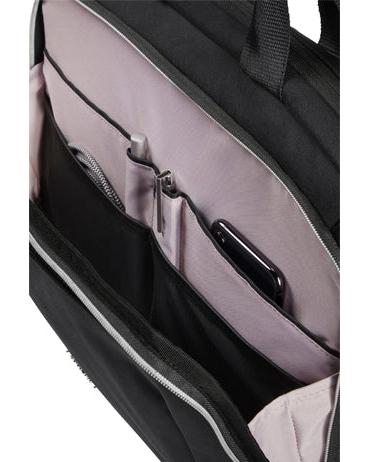 Samsonite GuardIT Classy Laptop Briefcase - 15.6-Inch - Black Interior Image 4