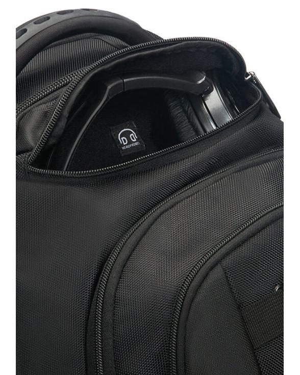 Samsonite Leviathan Laptop Backpack - 17.3-Inch - Black Back Image 3