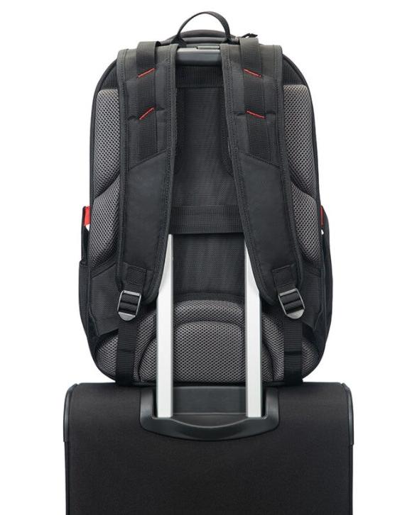 Samsonite Leviathan Laptop Backpack - 17.3-Inch - Black Back Image 6