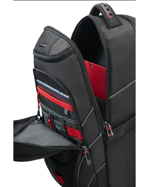 Samsonite Leviathan Laptop Backpack - 17.3-Inch - Black Back Image 7
