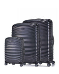 Samsonite Lite-Shock Sport Hardside 3-Piece Spinner Luggage Set - Black Image 1