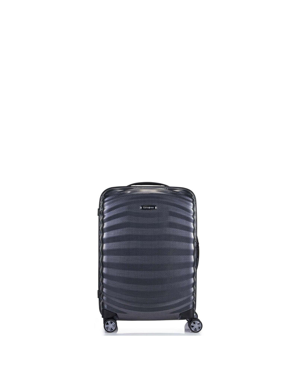 Samsonite Lite-Shock Sport Hardside Carry-On Spinner Suitcase - 55cm - Black Front Image 2