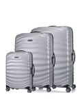 Samsonite Lite-Shock Sport Hardside 3-Piece Spinner Luggage Set - Silver Image 1