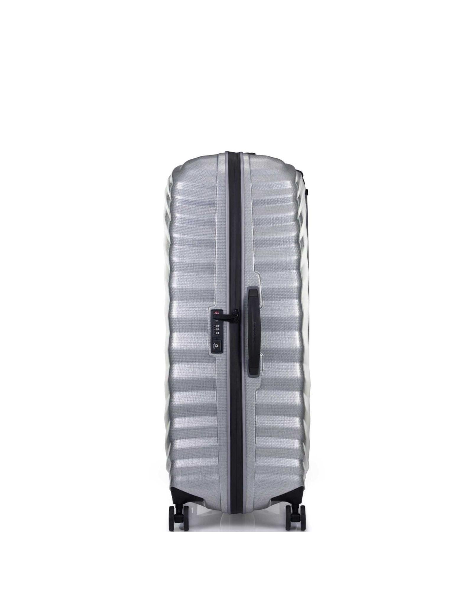 Samsonite Lite-Shock Sport Hardside Large Spinner Suitcase - 81cm - Silver Image 4