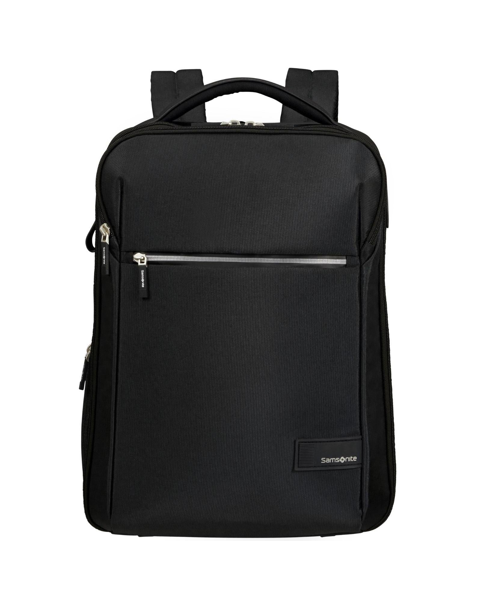 Samsonite Litepoint Expandable Laptop Backpack - 17.3-Inch - Black Front Image 2