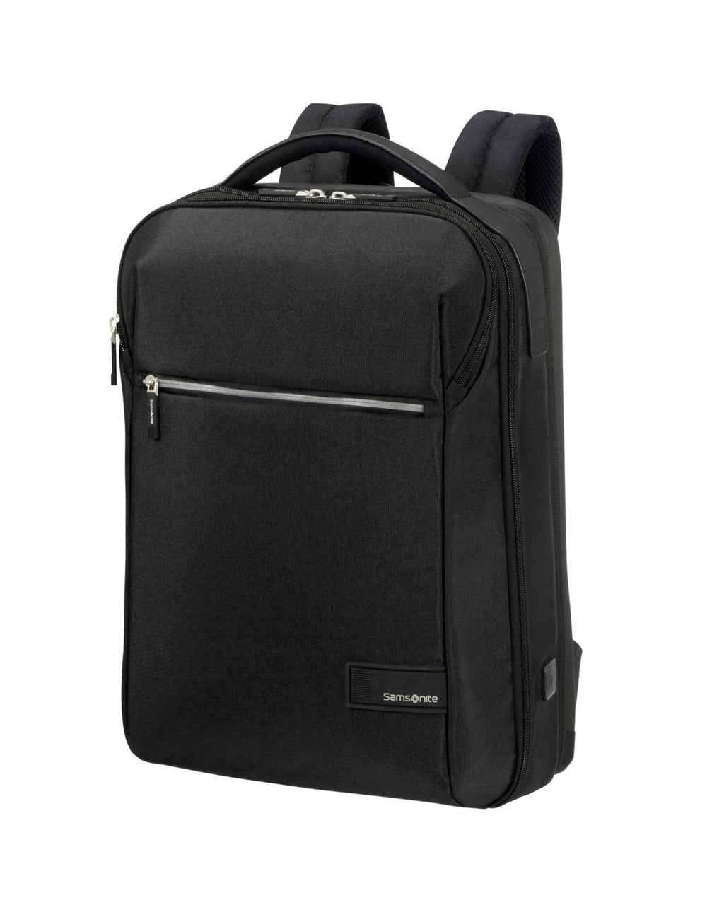 Samsonite Litepoint Expandable Laptop Backpack - 17.3-Inch - Black Front Left Image 1