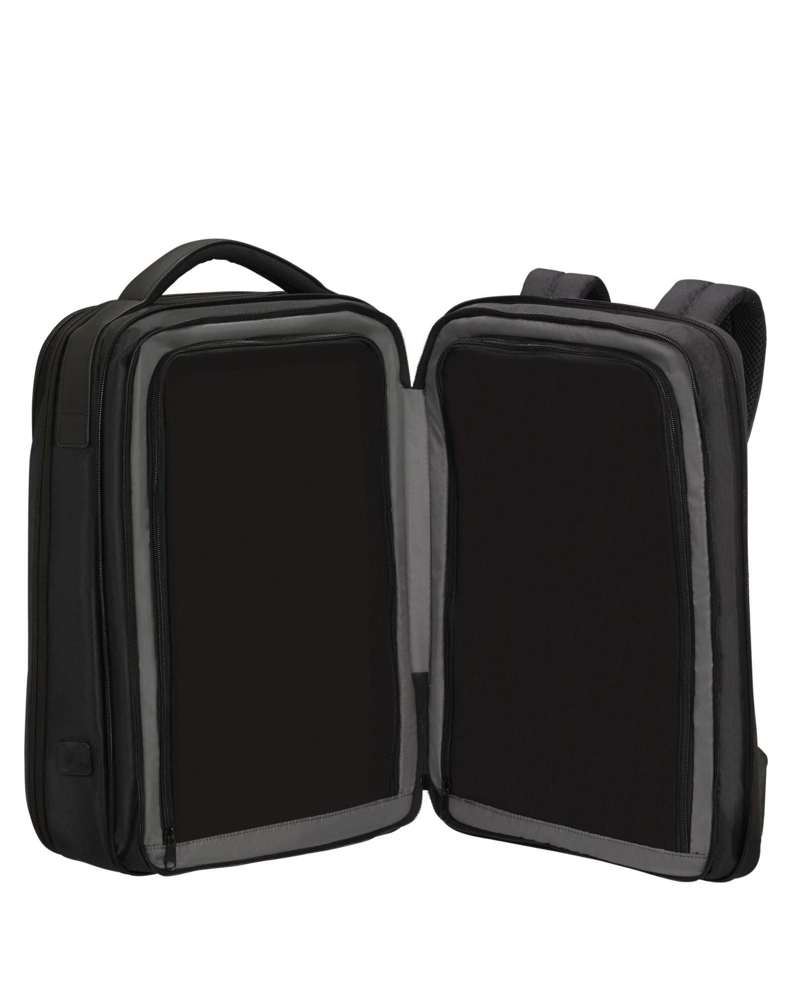 Samsonite Litepoint Expandable Laptop Backpack - 17.3-Inch - Black Interior Back Image 6