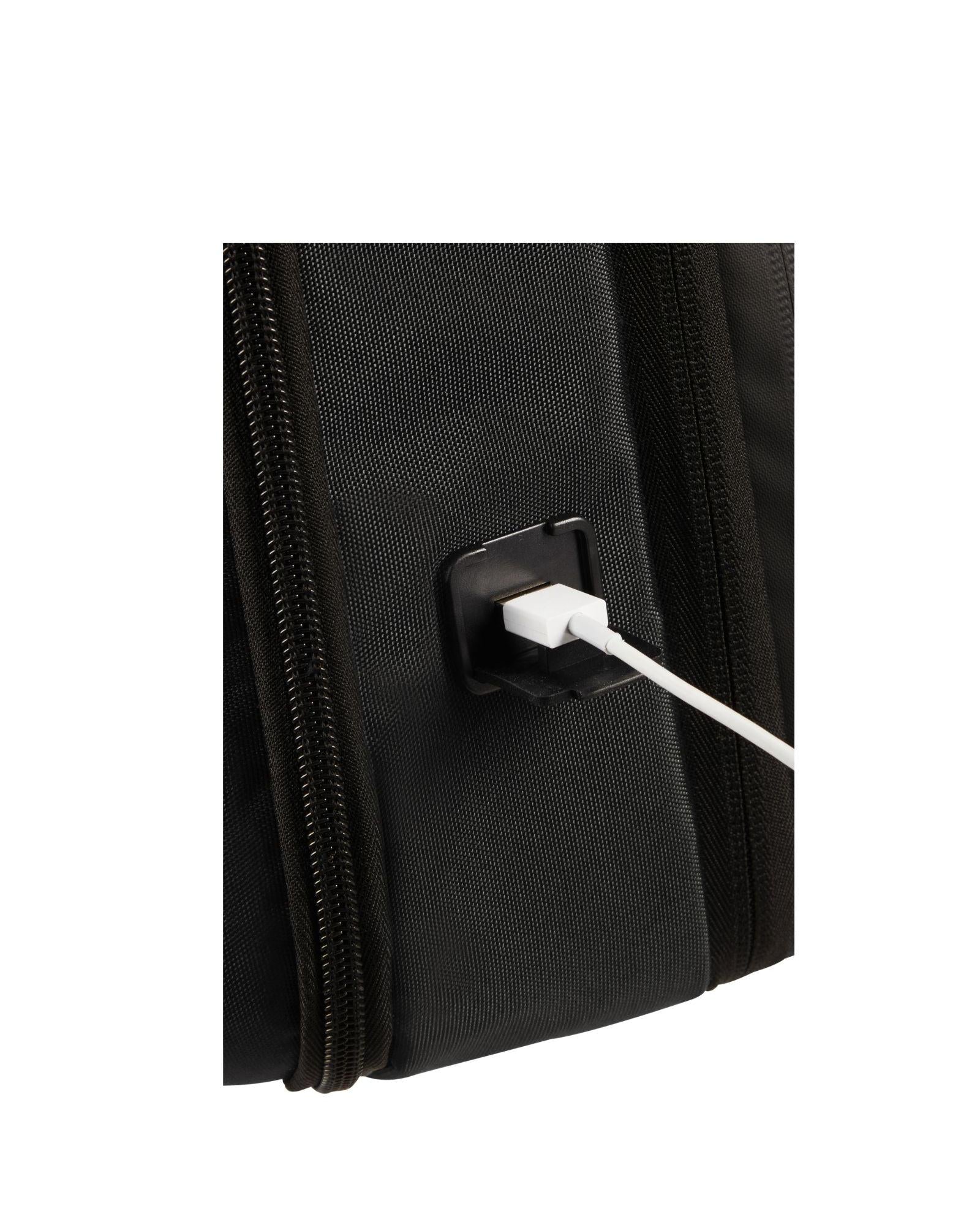 Samsonite Litepoint Expandable Laptop Backpack - 17.3-Inch - Black Back Image 10