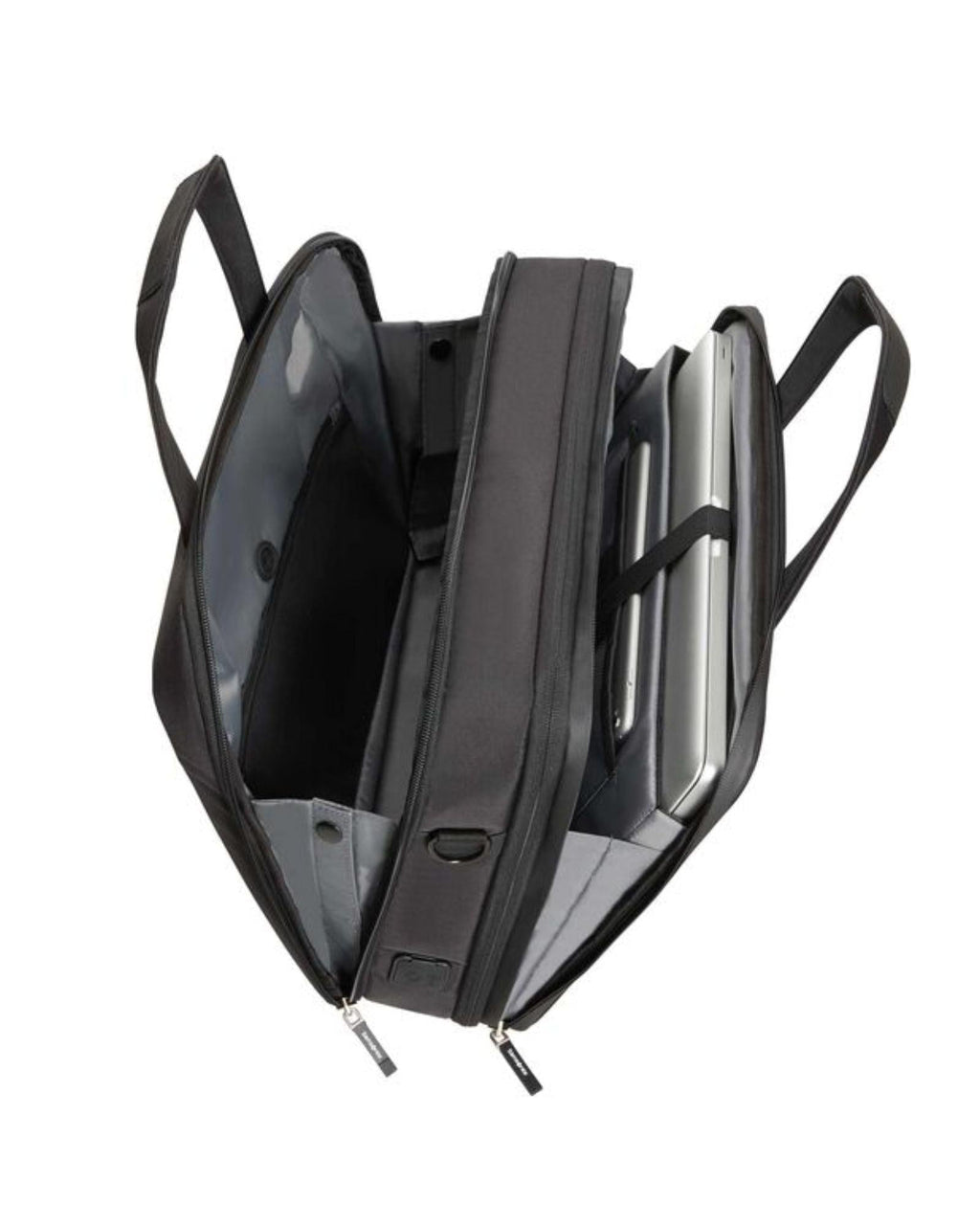 Samsonite Litepoint Bailhandle Laptop Briefcase - 15.6-Inch - Black Interior Image 7