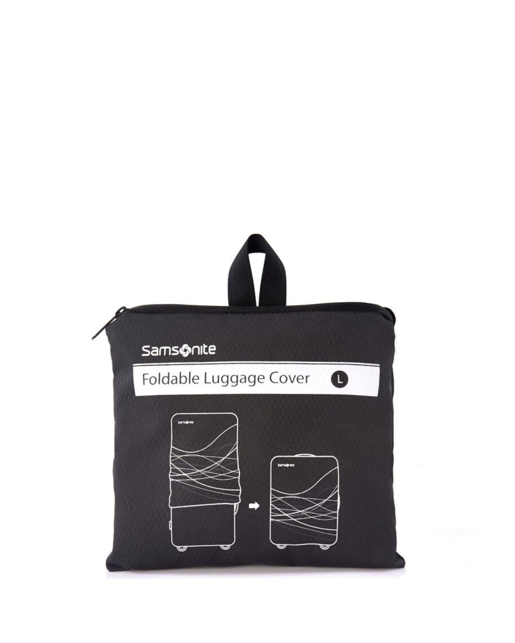 Samsonite Foldable Luggage Cover - Large - Black Image 4