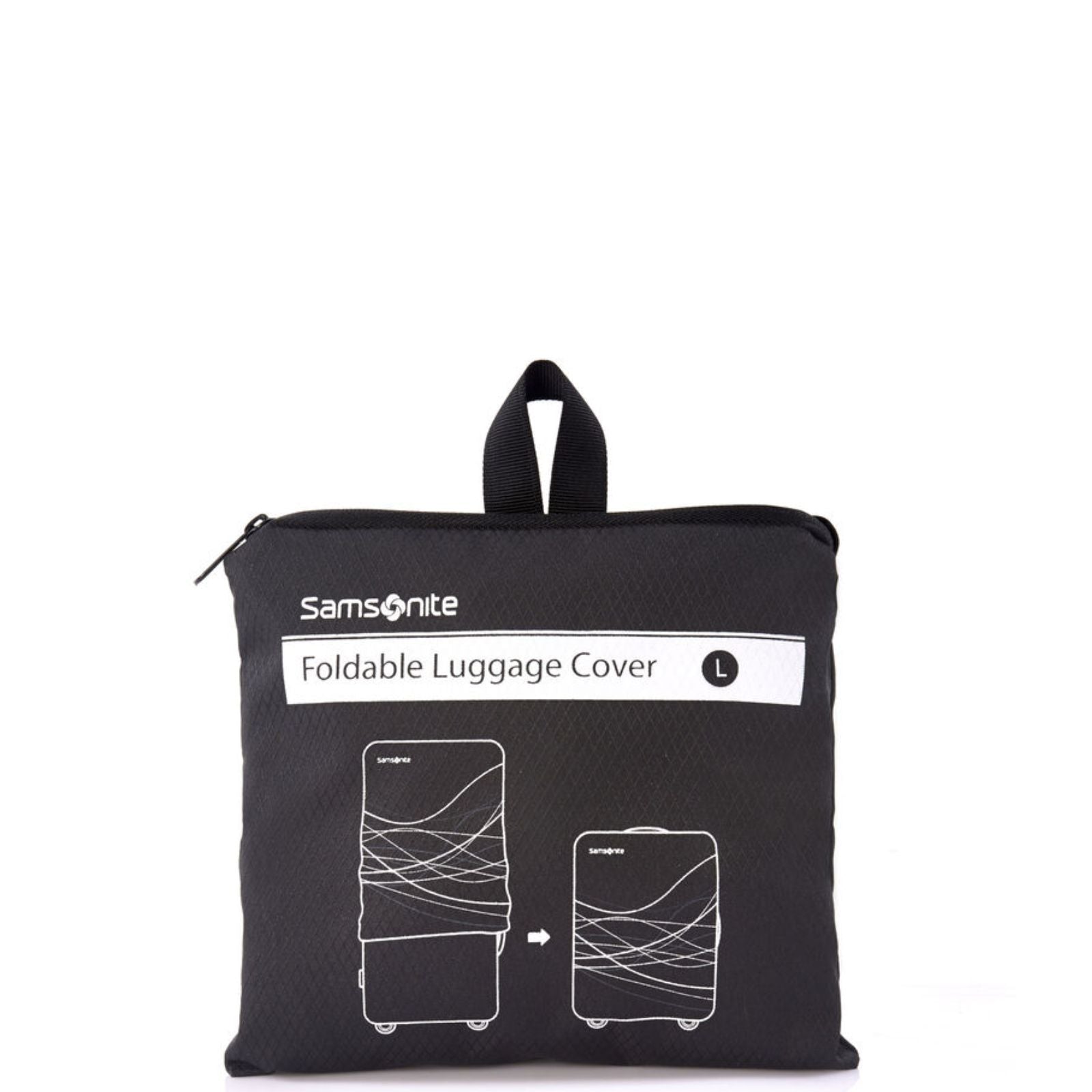 Samsonite Foldable Luggage Cover - Large - Black