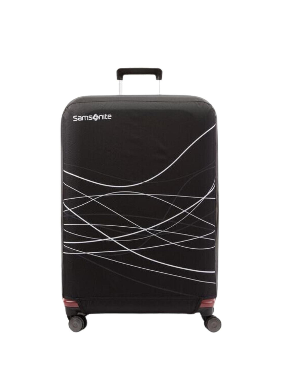 Samsonite Foldable Luggage Cover - Large - Black Front Image 1