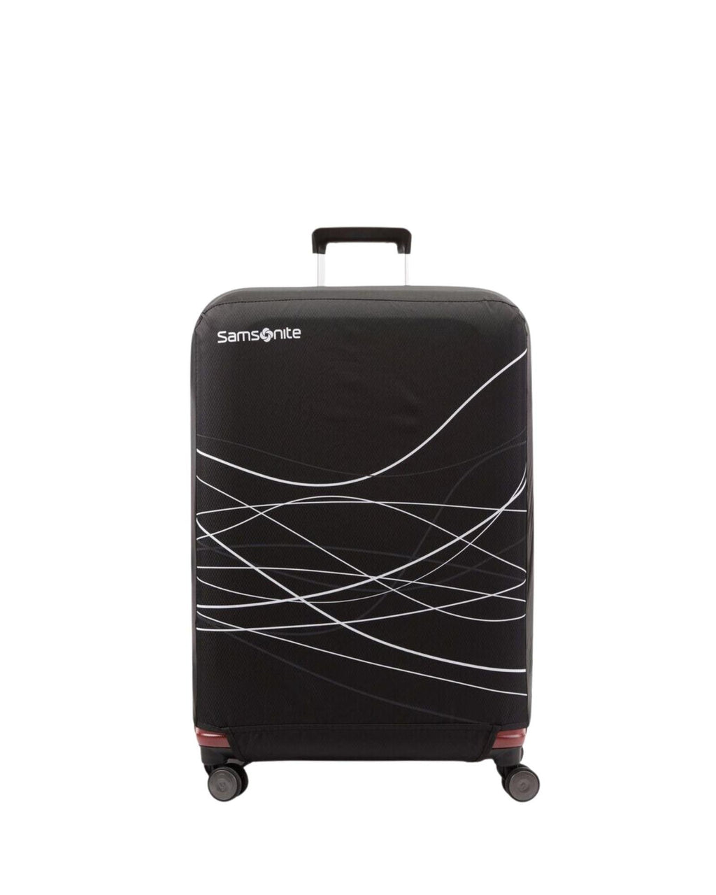 Samsonite Foldable Luggage Cover - Medium Plus - Black Front Image 1