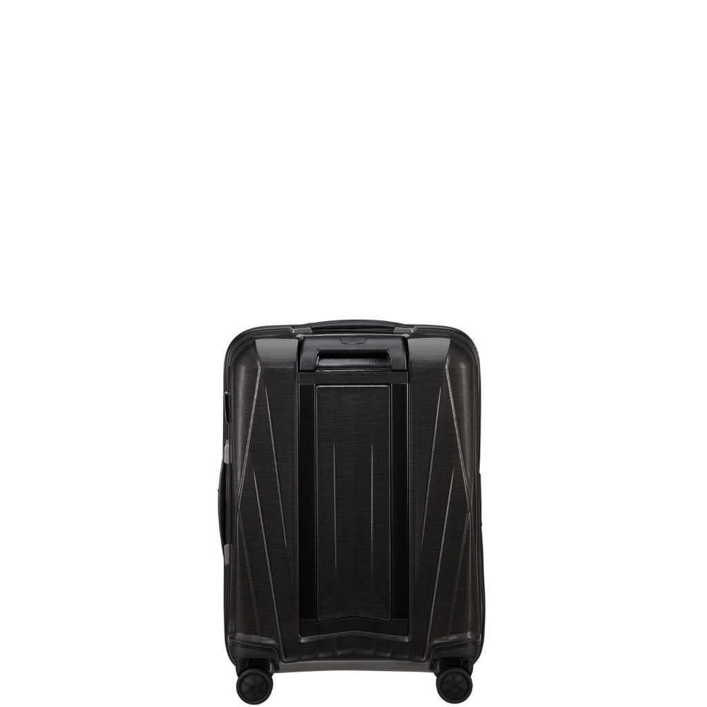 Samsonite Major-Lite Expandable Hardside Carry-On Spinner Suitcase - 55cm - Black Back Image 3