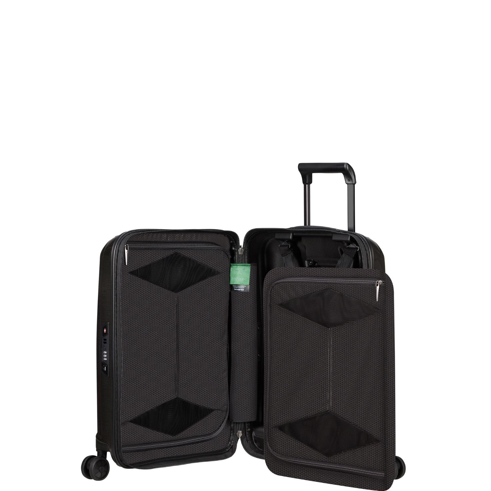 Samsonite Major-Lite Expandable Hardside Carry-On Spinner Suitcase - 55cm - Black Interior Image 7