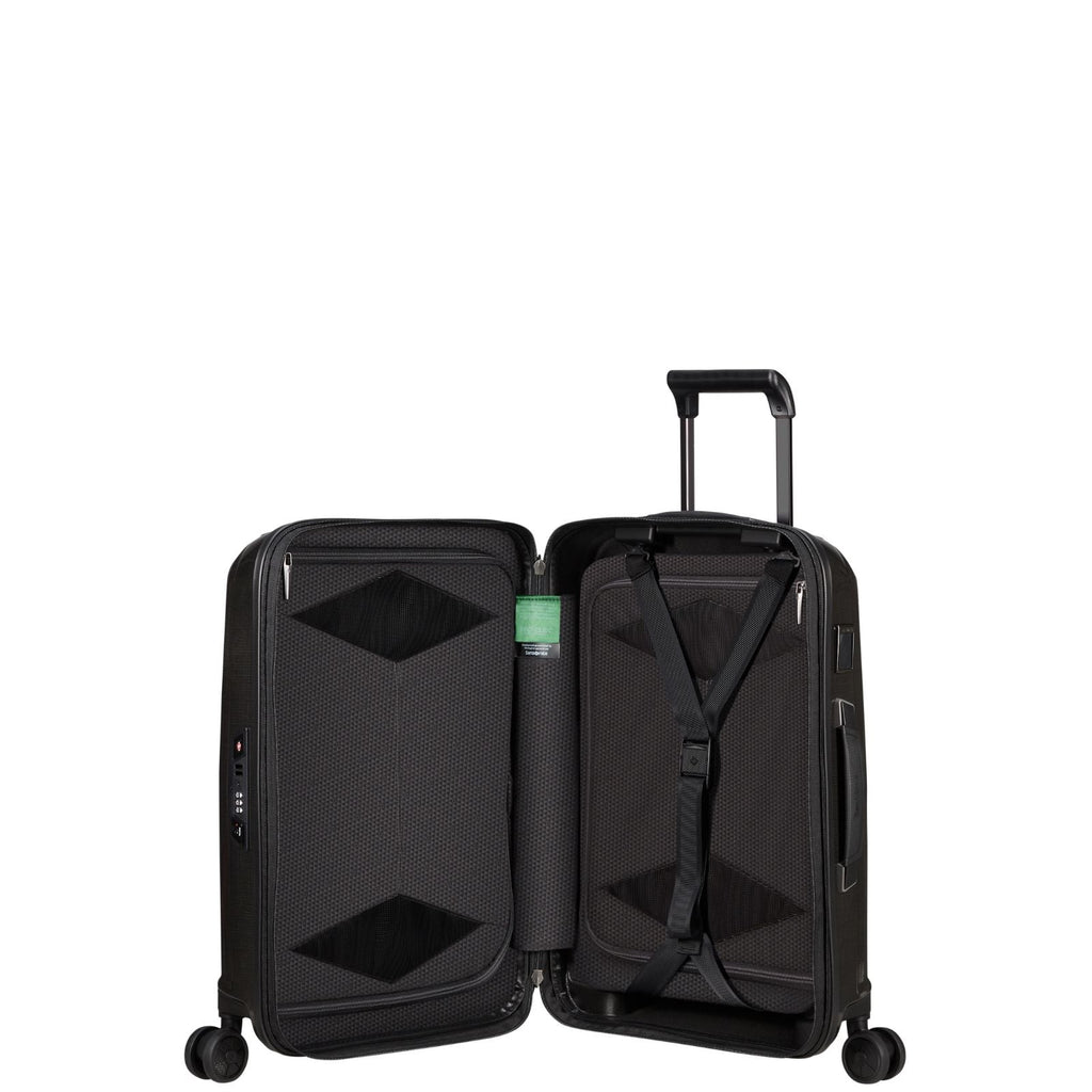 Samsonite Major-Lite Expandable Hardside Carry-On Spinner Suitcase - 55cm - Black Interior Image 6