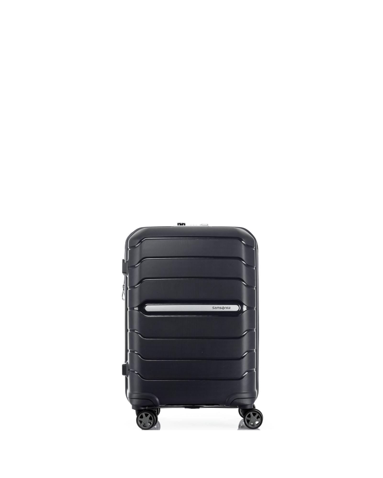 Samsonite Oc2lite Expandable Hardside Carry-On Spinner Suitcase - 55cm - Black Front Image 2