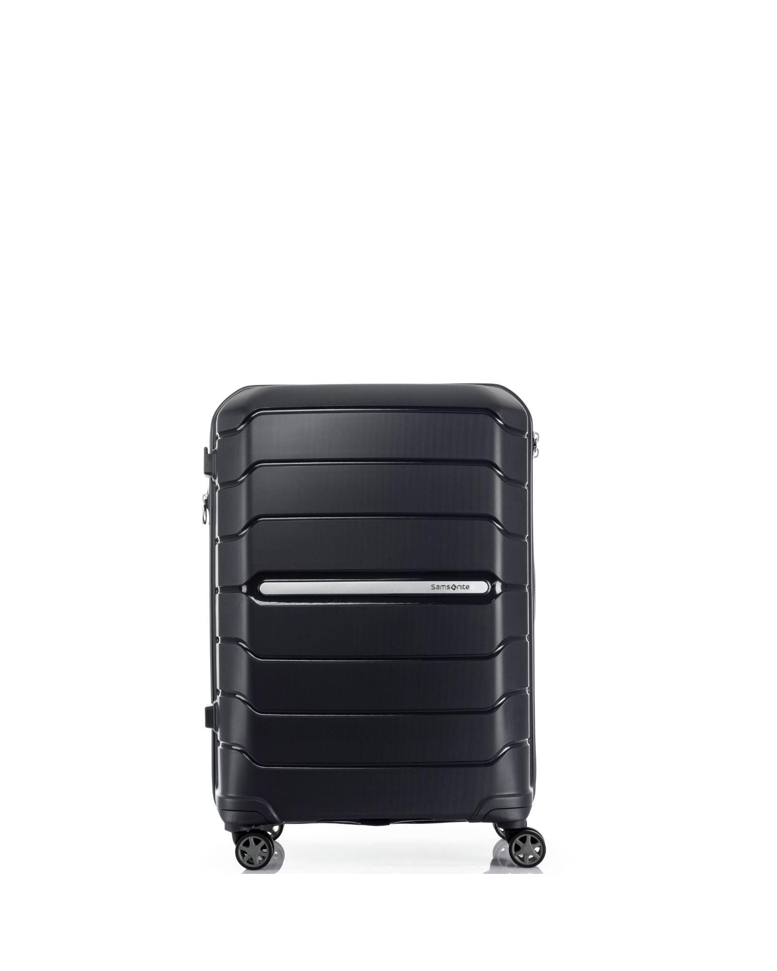 Samsonite Oc2lite Expandable Hardside Medium Spinner Suitcase - 68cm - Black Front Image 3