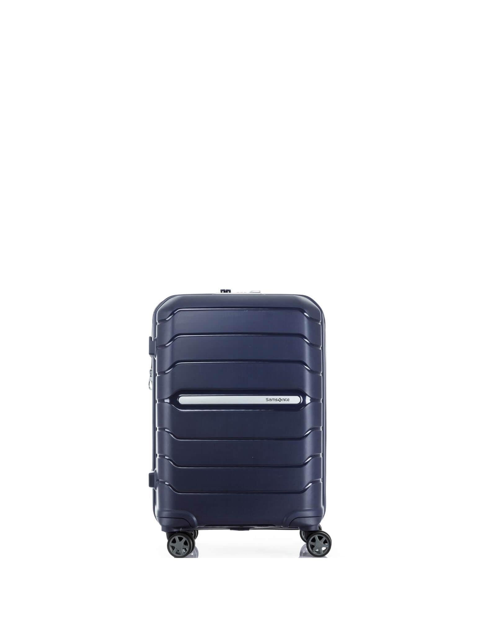 Samsonite Oc2lite Expandable Hardside Carry-On Spinner Suitcase - 55cm - Navy Blue Front Image 3
