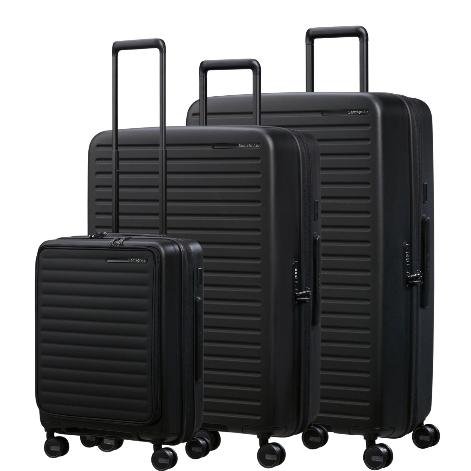 Samsonite Restackd Expandable 3-Piece Spinner Luggage Set - Black