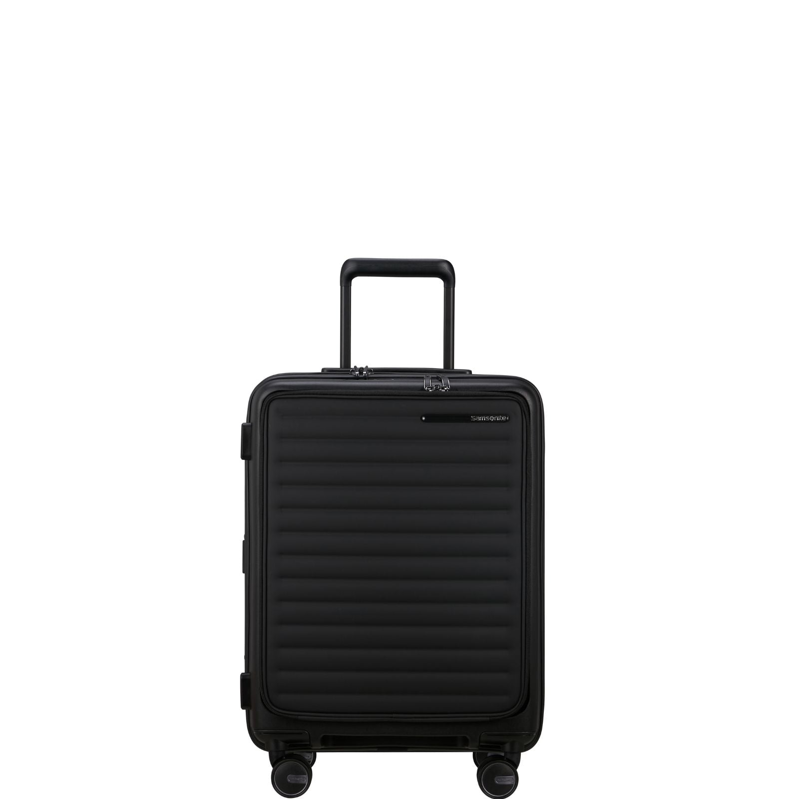 Samsonite Restackd Expandable Easy Access Carry-On Spinner Suitcase - 55cm - Black