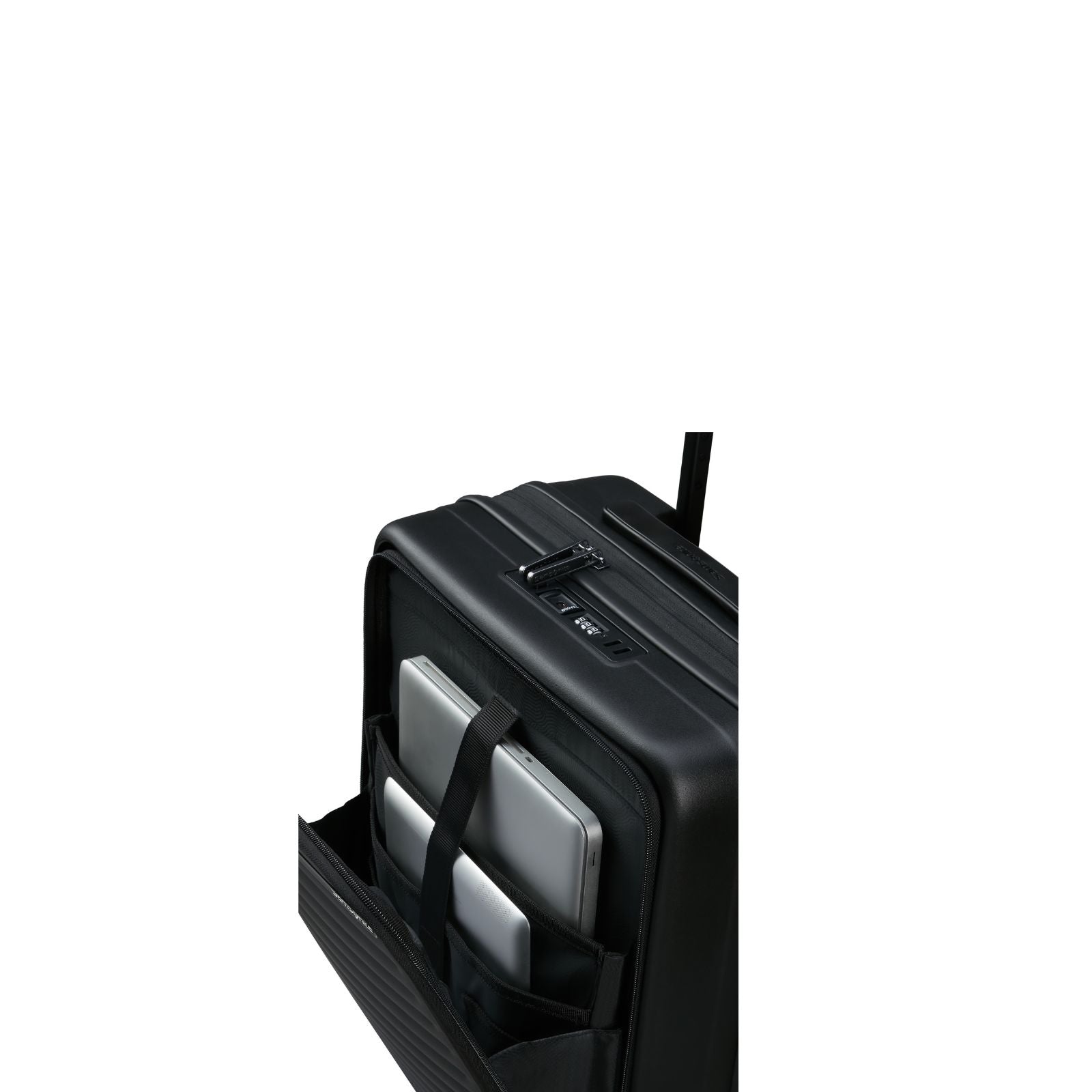 Samsonite Restackd Expandable Easy Access Carry-On Spinner Suitcase - 55cm - Black