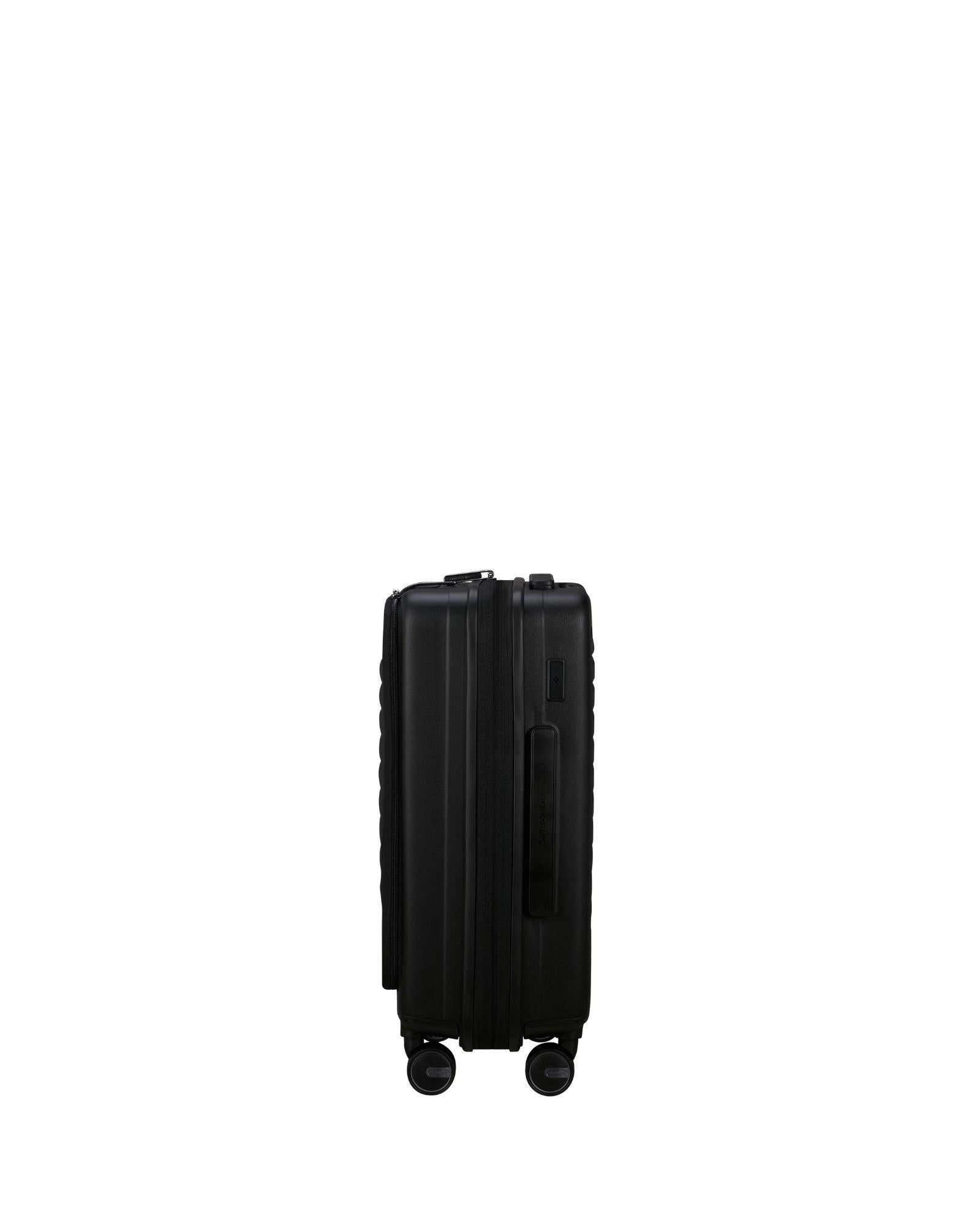 Samsonite Restackd Expandable Easy Access Carry-On Spinner Suitcase - 55cm - Black Image 6