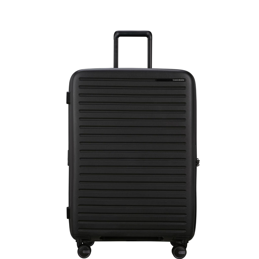 Samsonite Restackd Expandable Large Spinner Suitcase - 75cm - Black