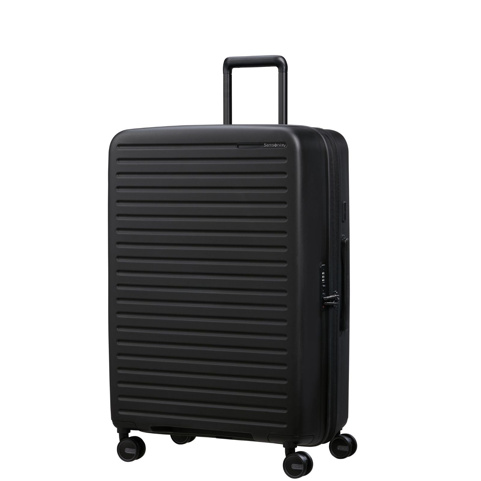 Samsonite Restackd Expandable Large Spinner Suitcase - 75cm - Black