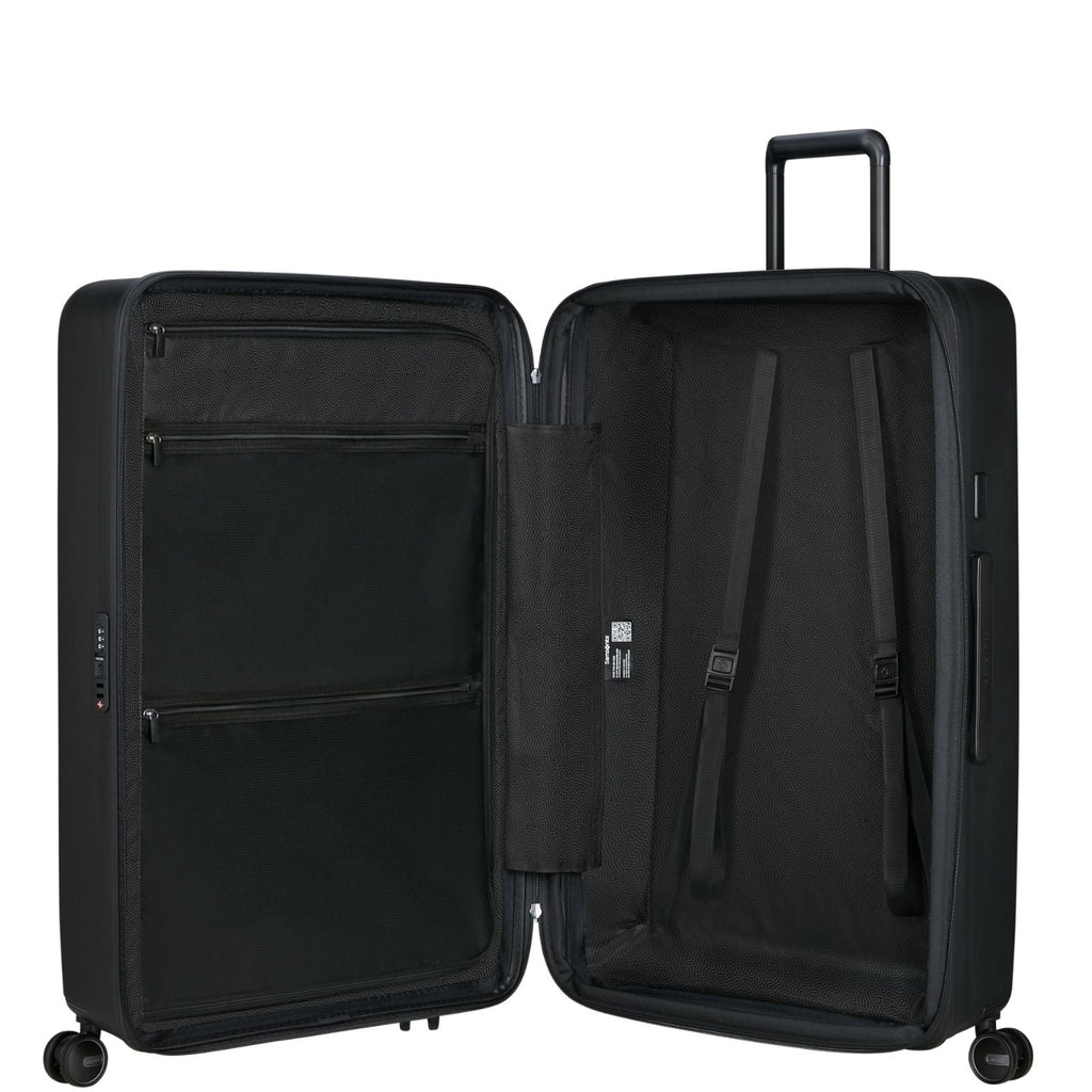 Samsonite Restackd Expandable Large Spinner Suitcase - 75cm - Black