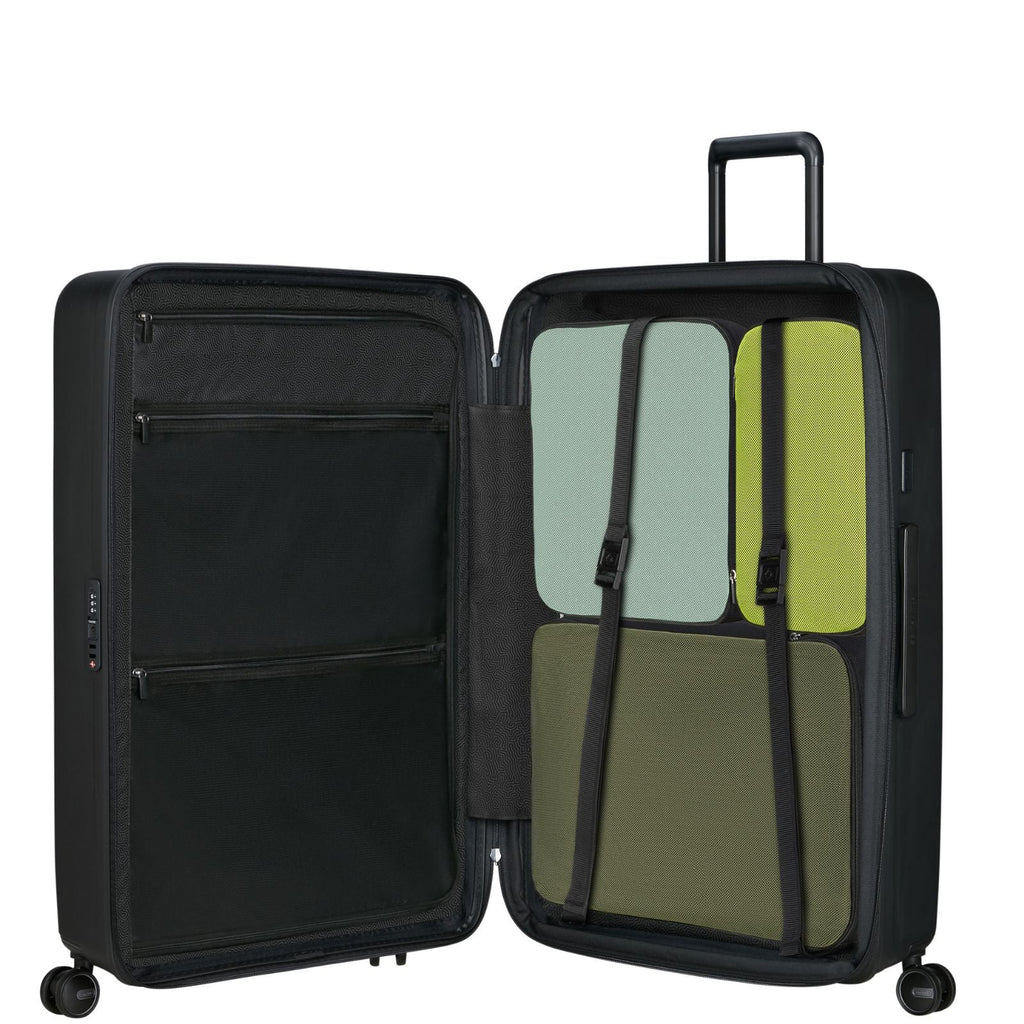 Samsonite Restackd Expandable Large Spinner Suitcase - 75cm - Black