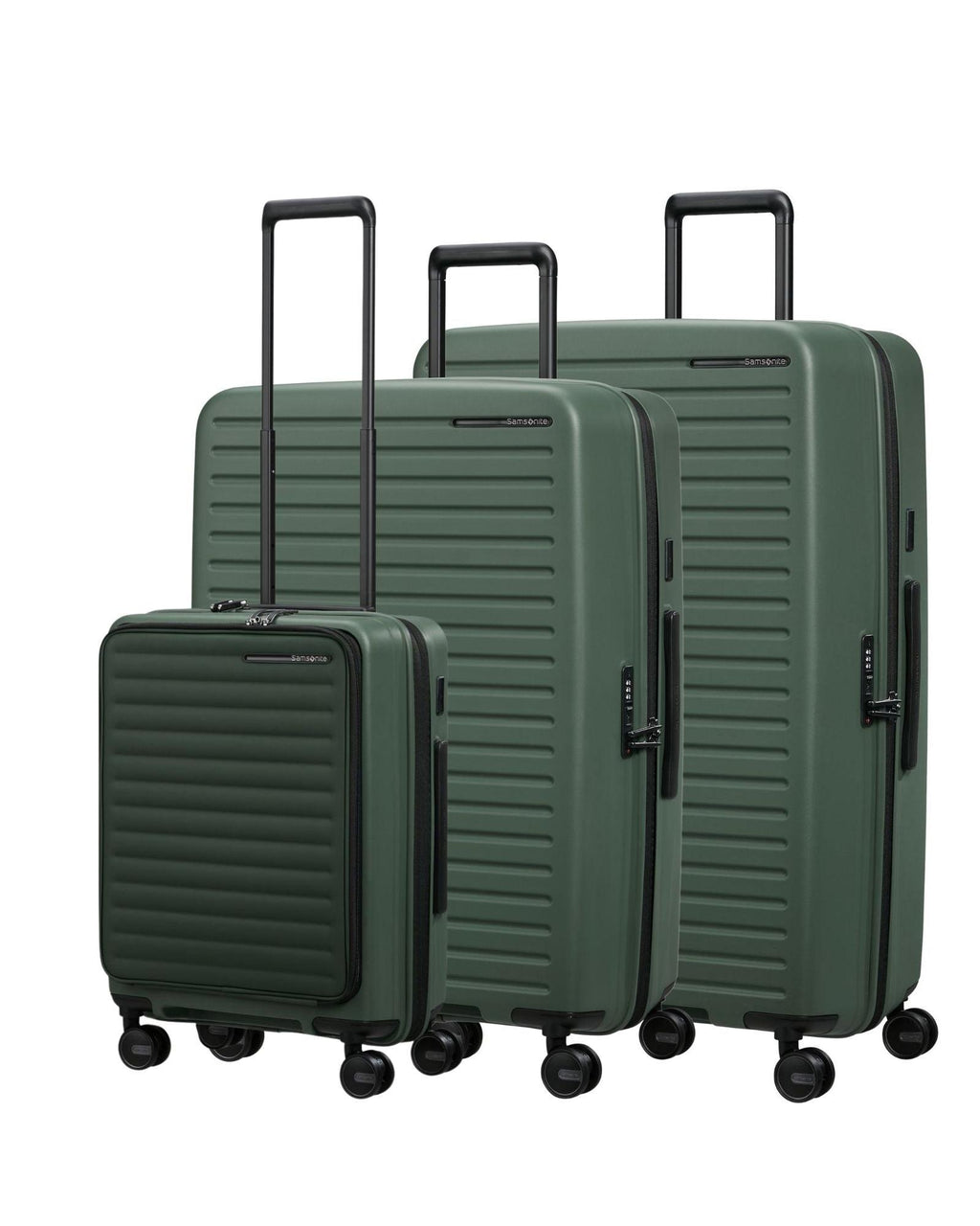 Samsonite Restackd Expandable 3-Piece Spinner Luggage Set - Sage Image 1