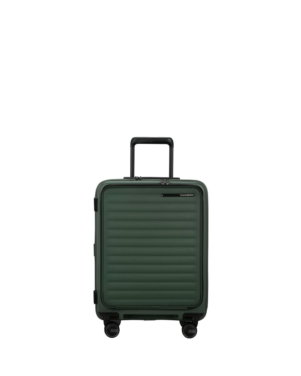 Samsonite Restackd Expandable Easy Access Carry-On Spinner Suitcase - 55cm - Sage Front Image 2