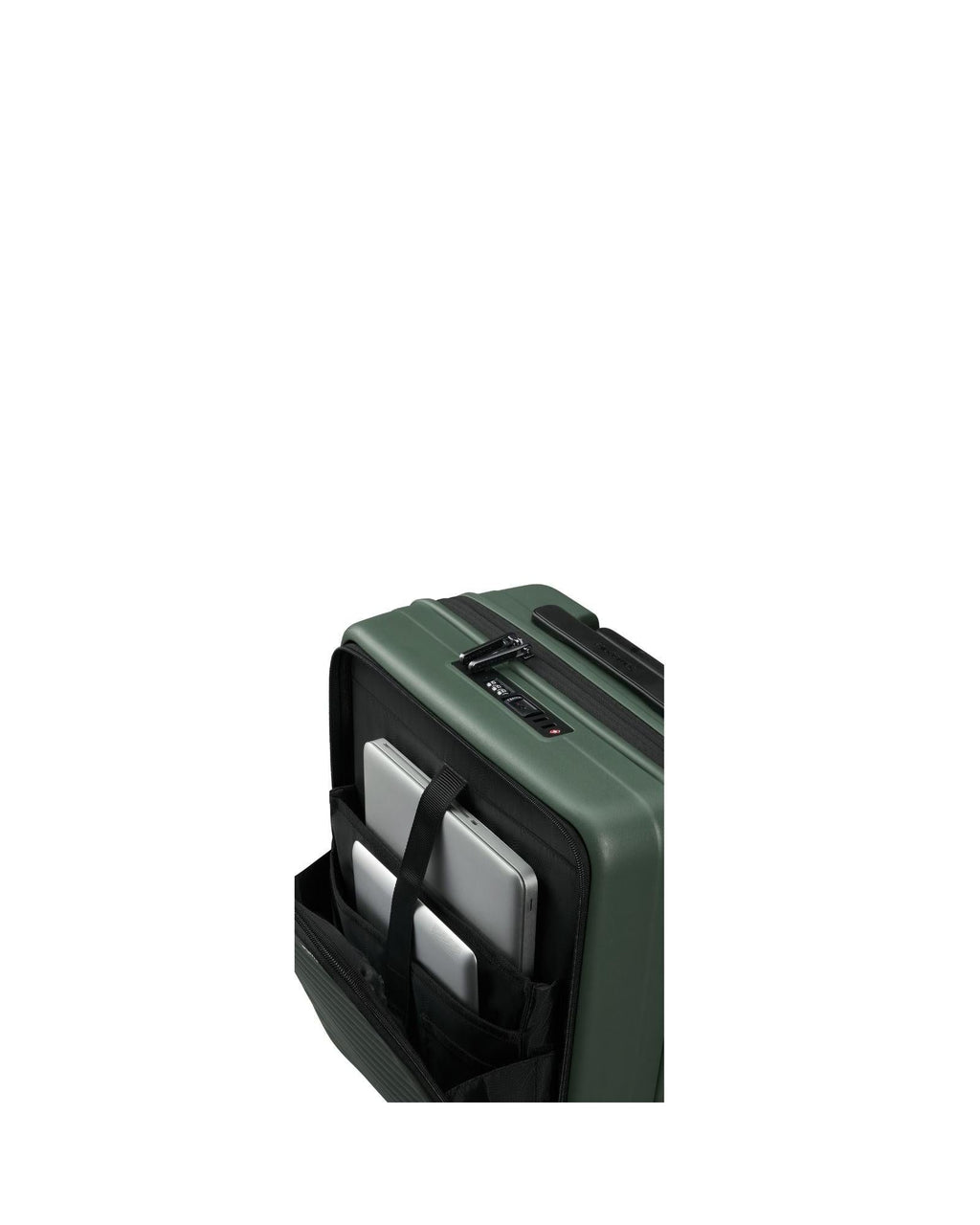 Samsonite Restackd Expandable Easy Access Carry-On Spinner Suitcase - 55cm - Sage Front Image 5