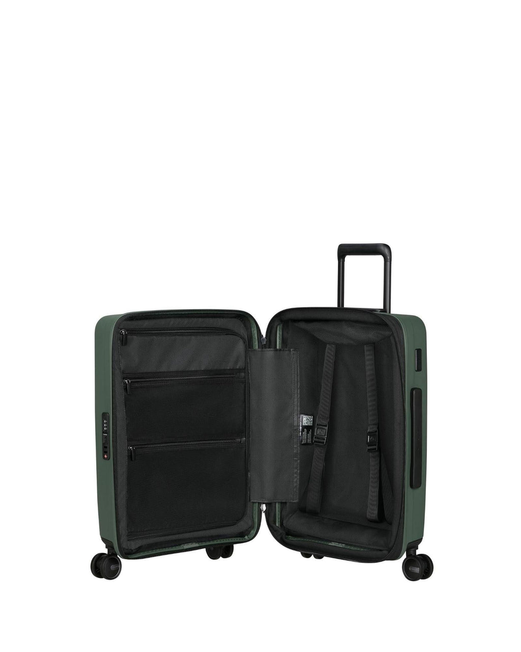 Samsonite Restackd Expandable Easy Access Carry-On Spinner Suitcase - 55cm - Sage Interior Image 9