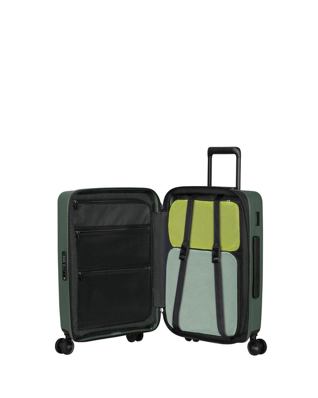 Samsonite Restackd Expandable Easy Access Carry-On Spinner Suitcase - 55cm - Sage Interior Image 10