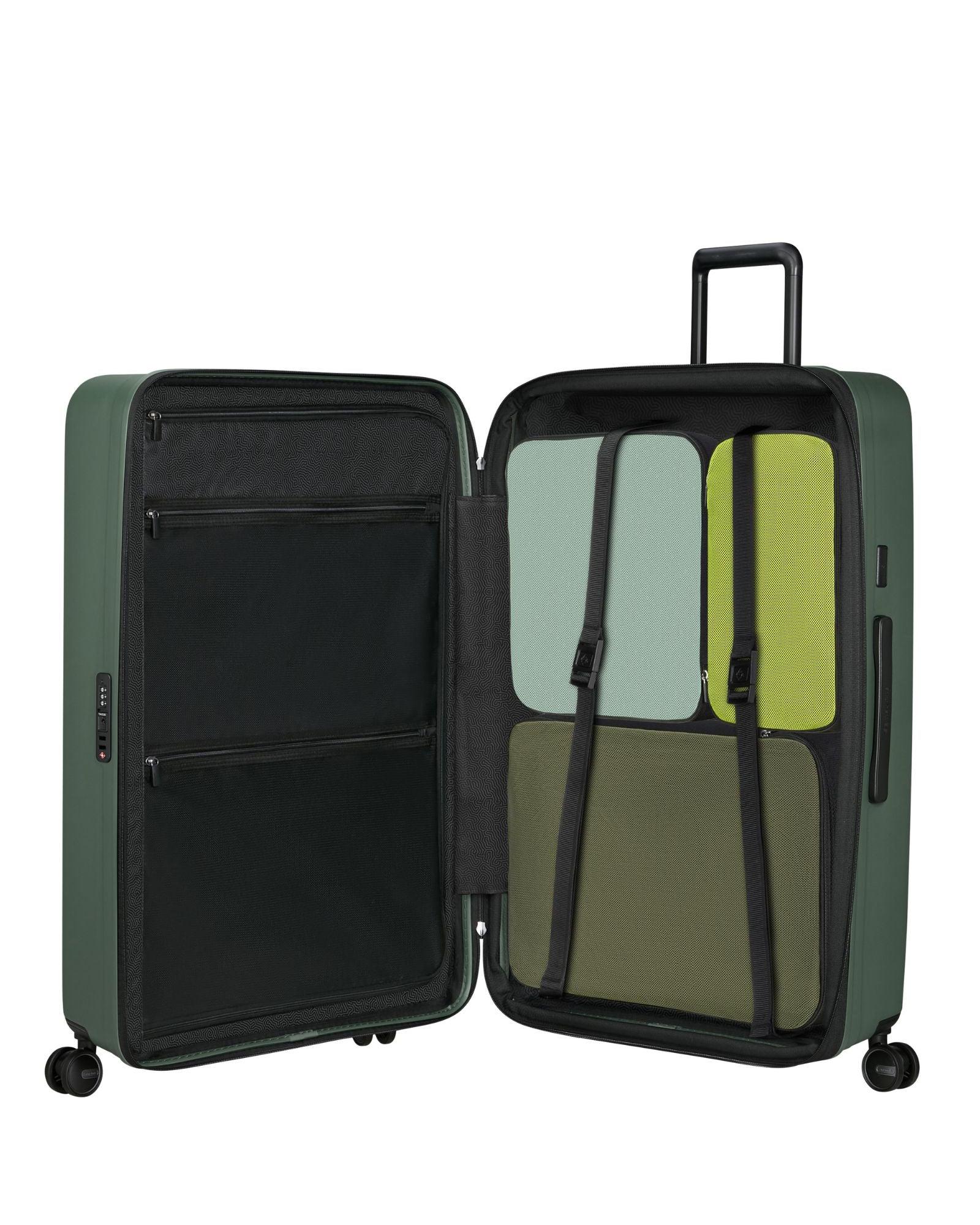 Samsonite Restackd Expandable 3-Piece Spinner Luggage Set - Sage Interior Image 8