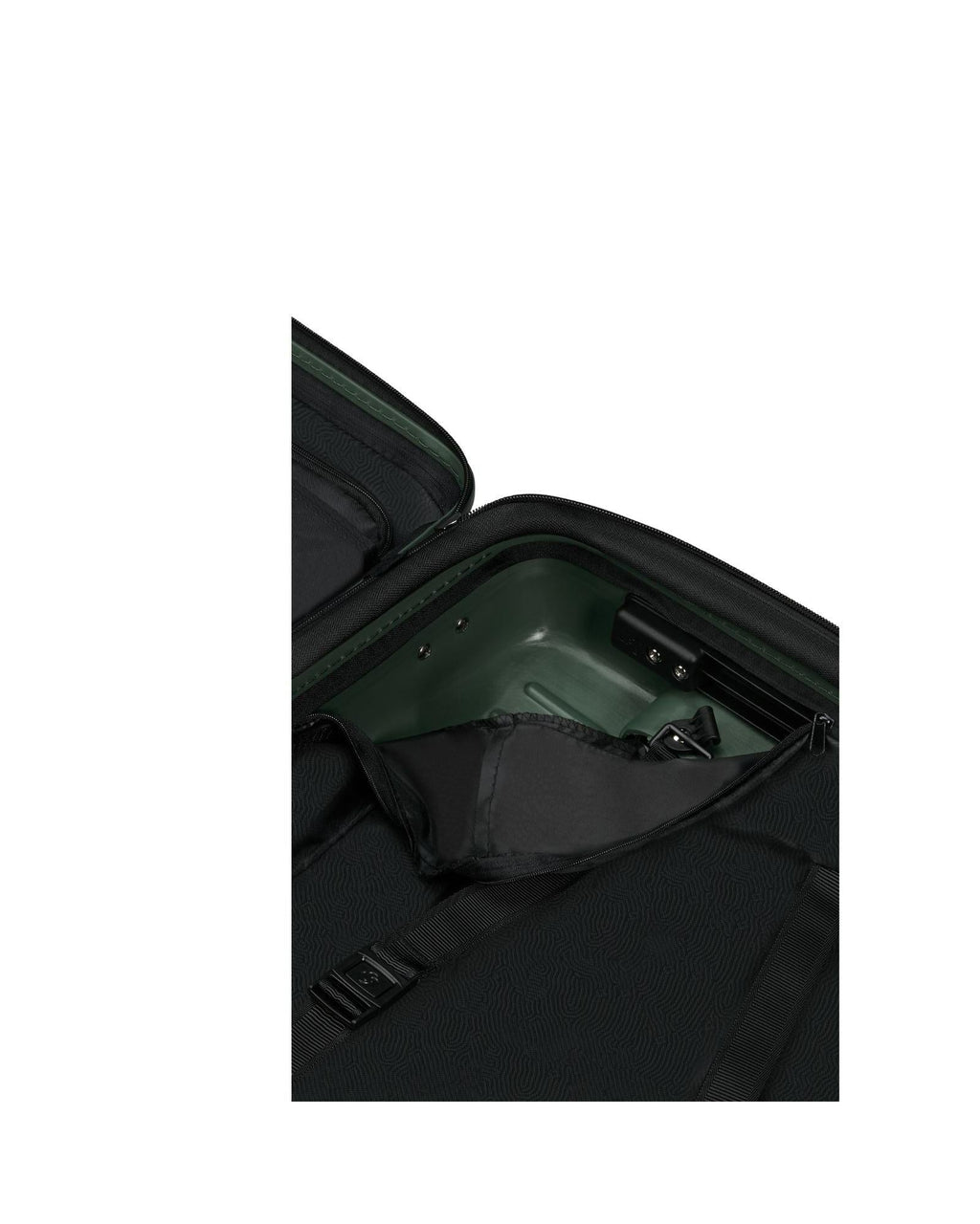 Samsonite Restackd Expandable 3-Piece Spinner Luggage Set - Sage Interior Image 10