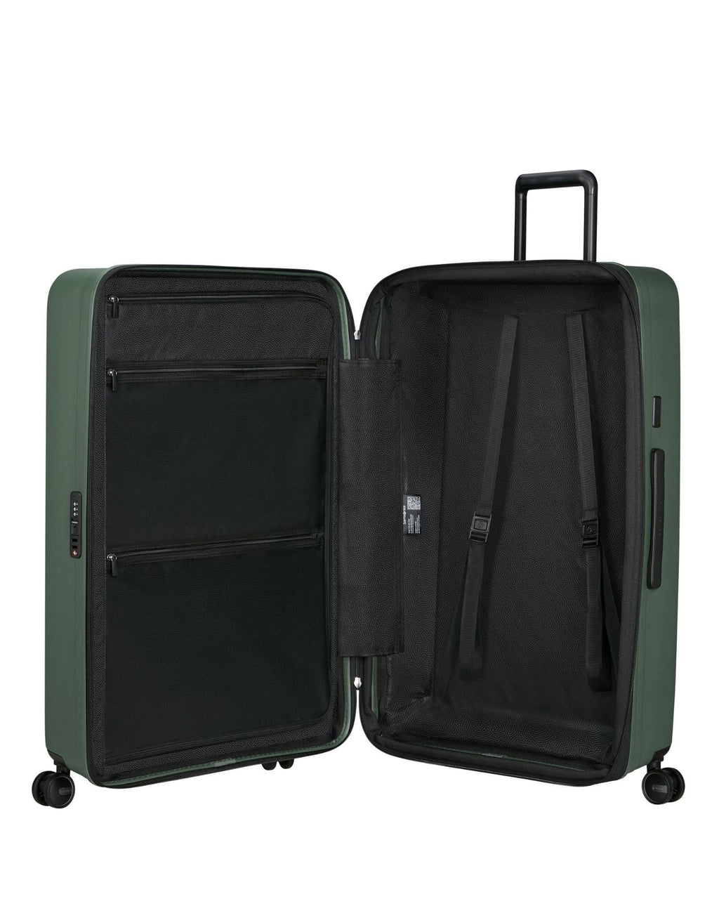 Samsonite Restackd Expandable 3-Piece Spinner Luggage Set - Sage Interior Image 7